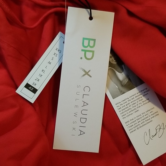 NWT BP. Claudia Sulewski Tie neck top keyhole (4x) - Picture 8 of 8